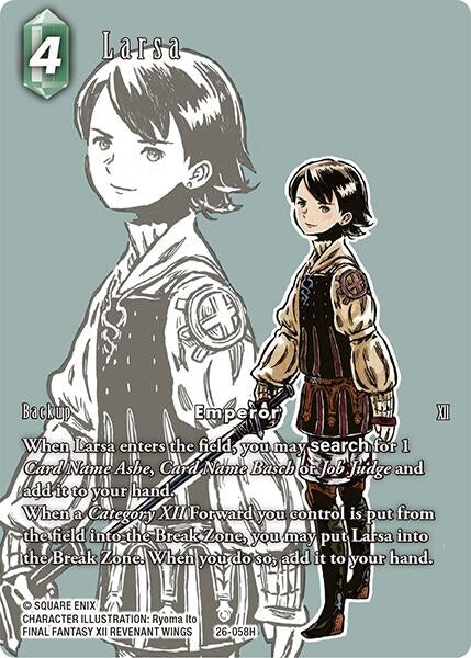 Image for Larsa (Full Art) (26-058H) (26) - Final Fantasy TCG