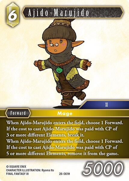 Image for Ajido-Marujido (26-061H) (26) - Final Fantasy TCG