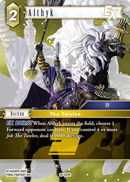 Image for Althyk EX (26-063R) (26) - Final Fantasy TCG