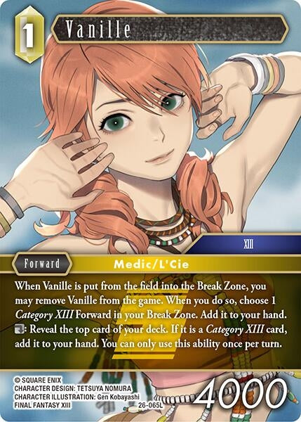 Image for Vanille (26-065L) (26) - Final Fantasy TCG