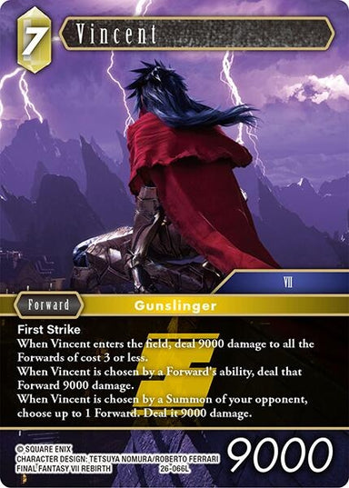 Image for Vincent (26-066L) (26) - Final Fantasy TCG