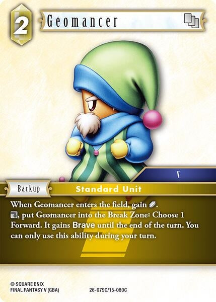 Image for Geomancer (26-079C/15-080C) (26) - Final Fantasy TCG