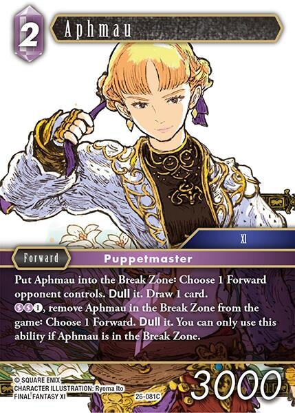 Image for Aphmau (26-081C) (26) - Final Fantasy TCG