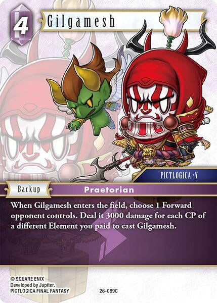 Image for Gilgamesh (26-089C) (26) - Final Fantasy TCG