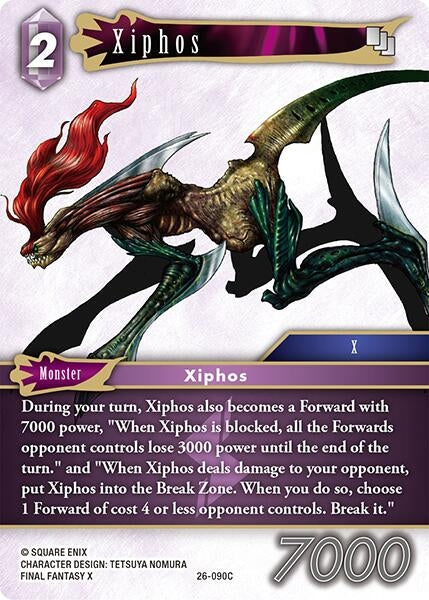Image for Xiphos (26-090C) (26) - Final Fantasy TCG