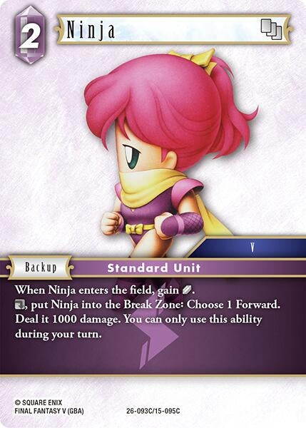 Image for Ninja (26-093C/15-095C) (26) - Final Fantasy TCG