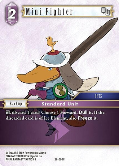 Image for Mini Fighter (26-096C) (26) - Final Fantasy TCG
