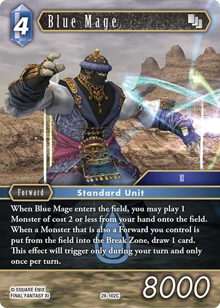 Image for Blue Mage (26-102C) (26) - Final Fantasy TCG