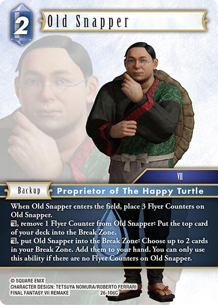 Image for Old Snapper (26-106C) (26) - Final Fantasy TCG