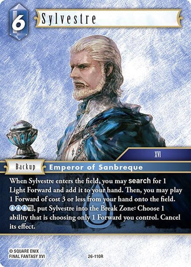 Image for Sylvestre (26-110R) (26) - Final Fantasy TCG