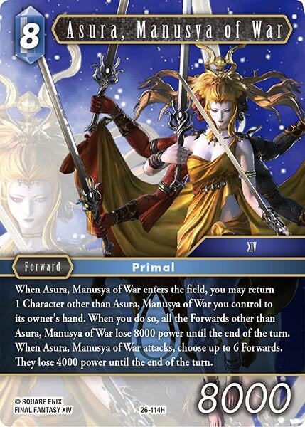 Image for Asura, Manusya of War (26-114H) (26) - Final Fantasy TCG