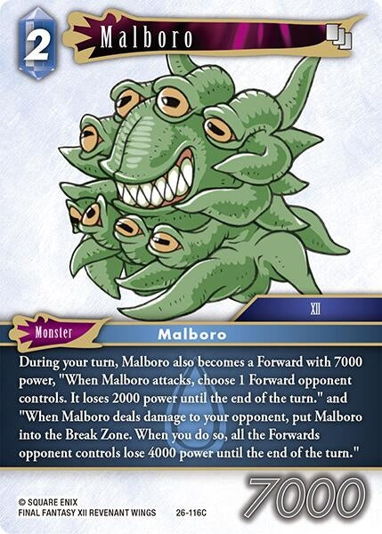Image for Malboro (26-116C) (26) - Final Fantasy TCG