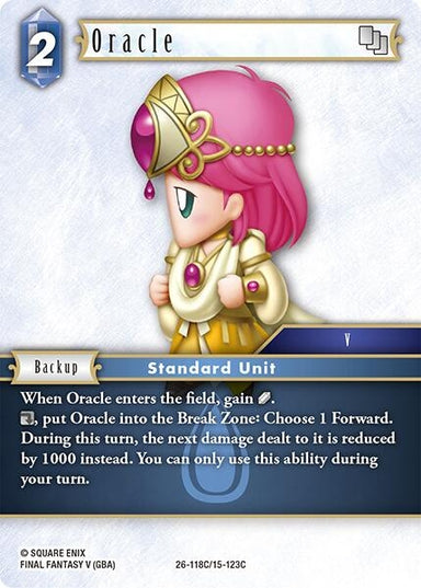 Image for Oracle (26-118C/15-123C) (26) - Final Fantasy TCG