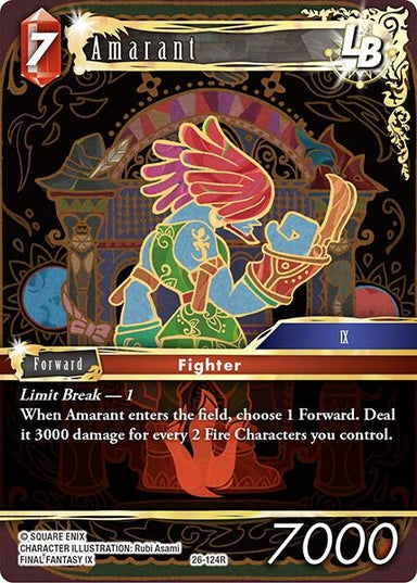 Image for Amarant LB (26-124R) (26) - Final Fantasy TCG