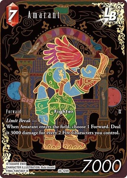 Image for Amarant LB (Full Art) (26-124R) (26) - Final Fantasy TCG