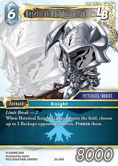 Image for Heretical Knight Garland LB (26-125R) (26) - Final Fantasy TCG