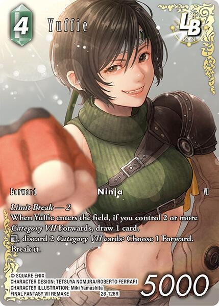 Image for Yuffie LB (Full Art) (26-126R) (26) - Final Fantasy TCG