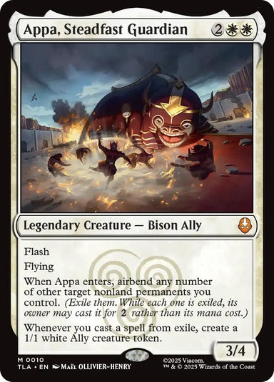 Image for Appa, Steadfast Guardian (10) (Avatar: The Last Airbender) - Magic: The Gathering
