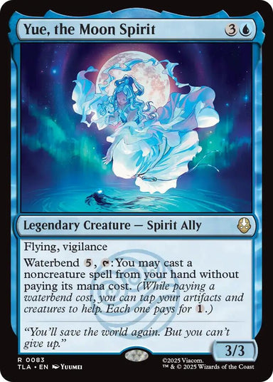 Image for Yue, the Moon Spirit (83) (Avatar: The Last Airbender) - Magic: The Gathering
