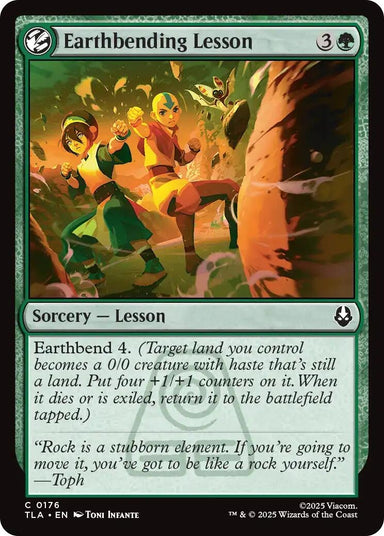 Image for Earthbending Lesson (176) (Avatar: The Last Airbender) - Magic: The Gathering