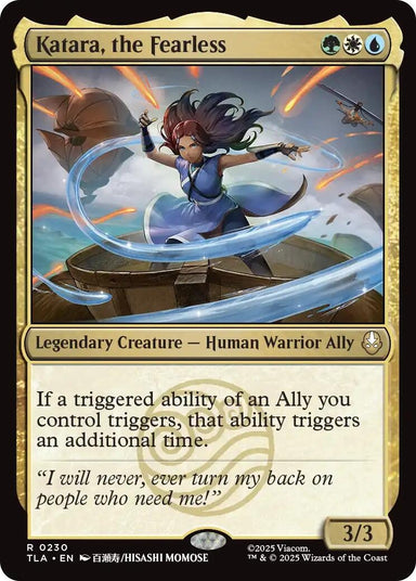 Image for Katara, the Fearless (230) (Avatar: The Last Airbender) - Magic: The Gathering