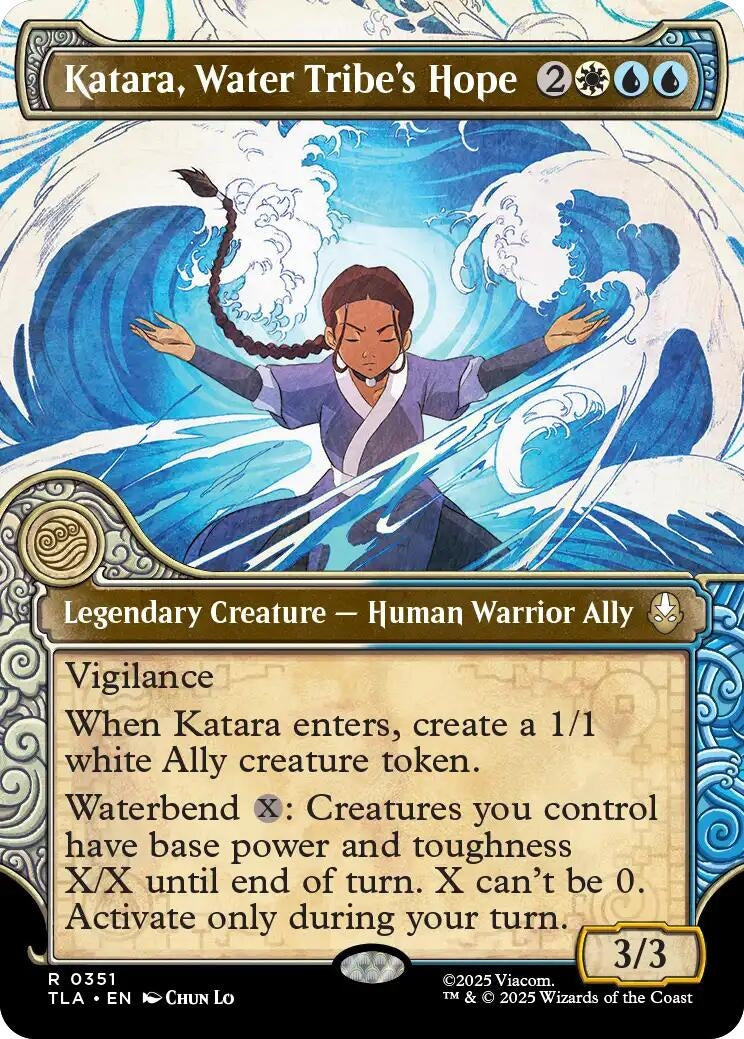 Image for Katara, Water Tribe's Hope (Showcase) (351) (Avatar: The Last Airbender) - Magic: The Gathering