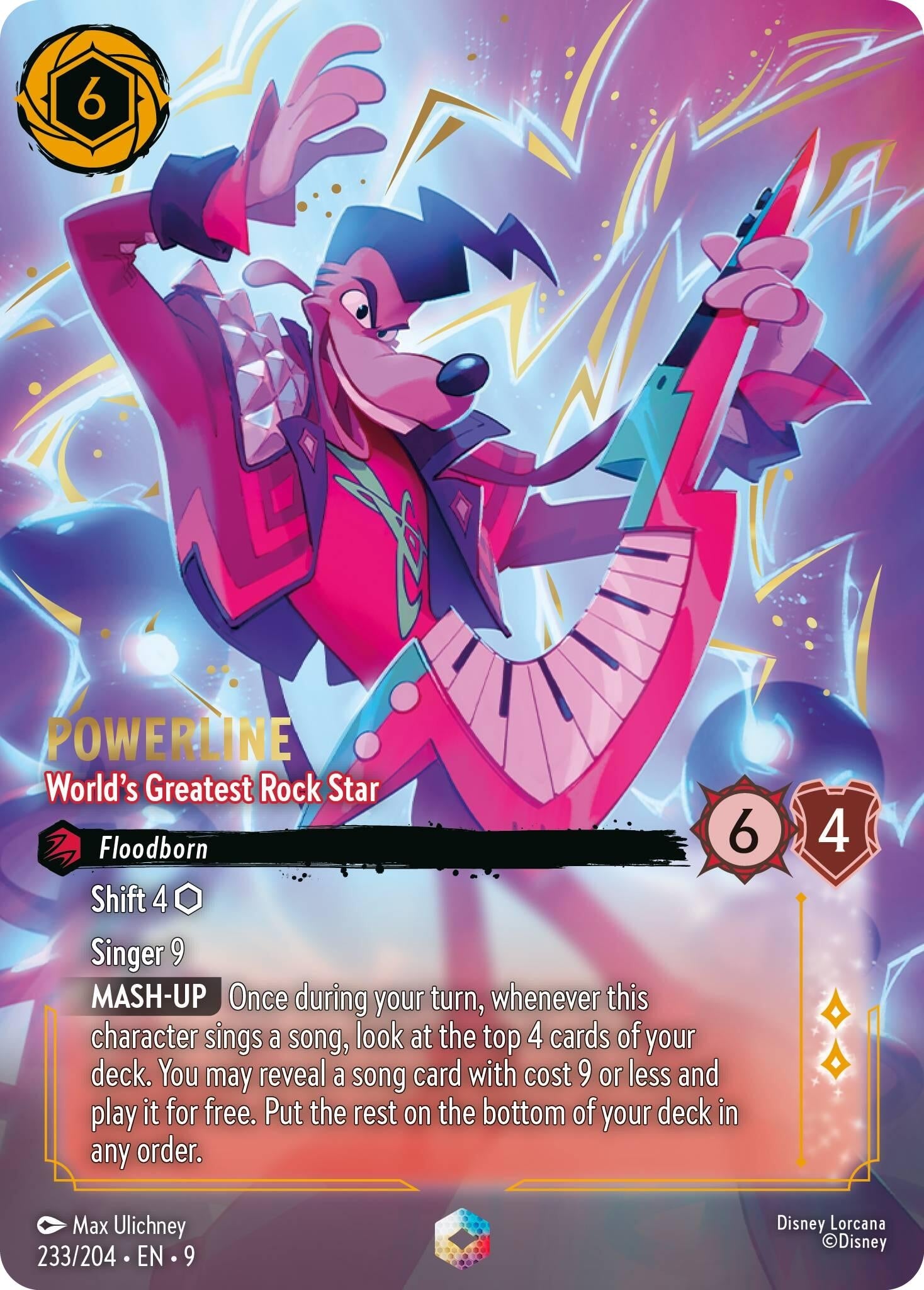 Powerline - World's Greatest Rock Star (Enchanted) (233/204) (Fabled)