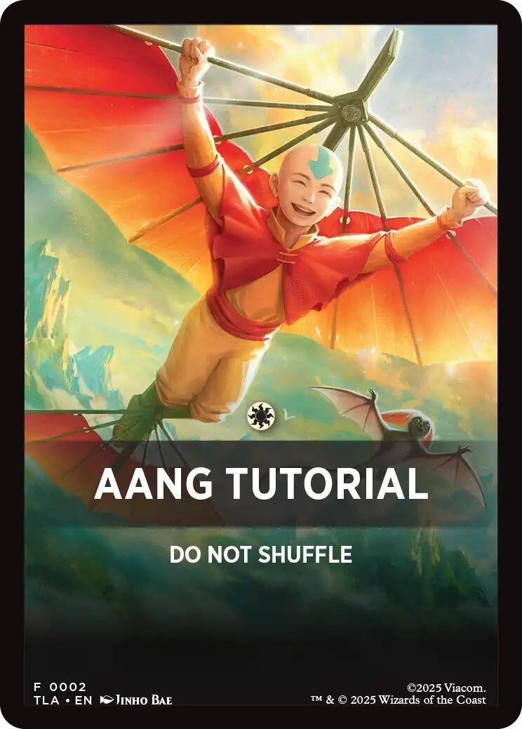 Image for Aang Tutorial Theme Card (2) (Avatar: The Last Airbender) - Magic: The Gathering