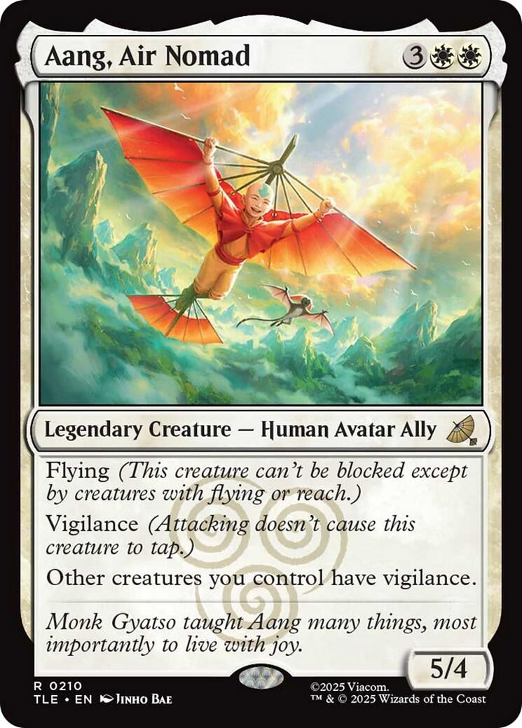 Image for Aang, Air Nomad (210) (Avatar: The Last Airbender: Eternal-Legal) - Magic: The Gathering