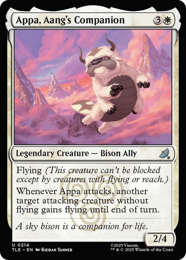 Image for Appa, Aang's Companion (0214) (214) (Avatar: The Last Airbender: Eternal-Legal) - Magic: The Gathering