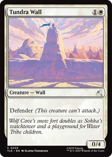 Image for Tundra Wall (0220) (220) (Avatar: The Last Airbender: Eternal-Legal) - Magic: The Gathering