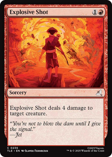 Image for Explosive Shot (0236) (236) (Avatar: The Last Airbender: Eternal-Legal) - Magic: The Gathering