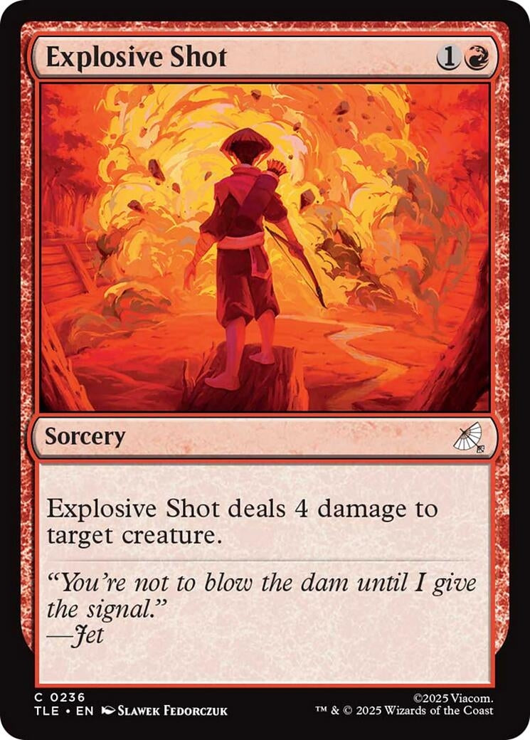 Image for Explosive Shot (0236) (236) (Avatar: The Last Airbender: Eternal-Legal) - Magic: The Gathering