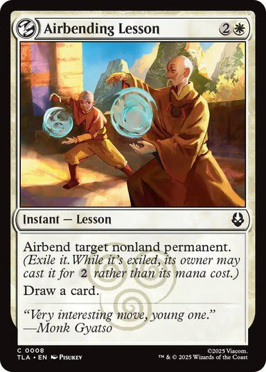 Image for Airbending Lesson (8) (Avatar: The Last Airbender) - Magic: The Gathering
