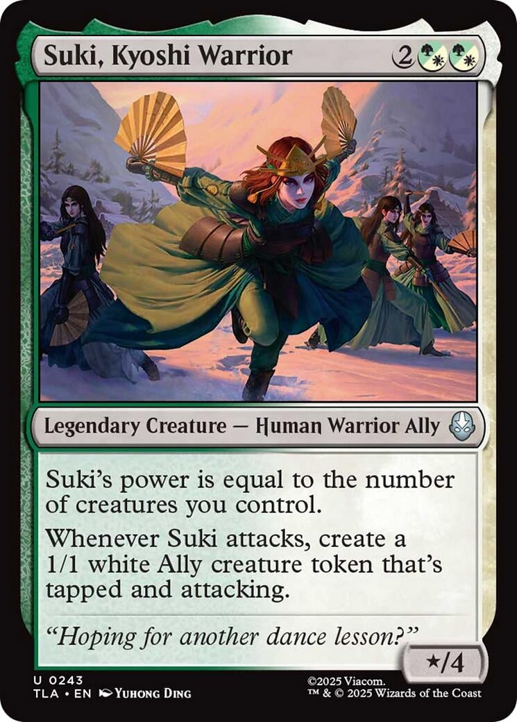 Image for Suki, Kyoshi Warrior (243) (Avatar: The Last Airbender) - Magic: The Gathering
