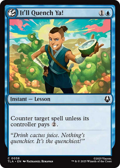 Image for It'll Quench Ya! (58) (Avatar: The Last Airbender) - Magic: The Gathering