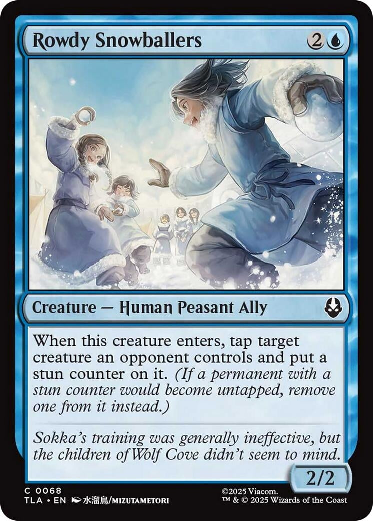 Image for Rowdy Snowballers (68) (Avatar: The Last Airbender) - Magic: The Gathering