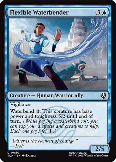Image for Flexible Waterbender (50) (Avatar: The Last Airbender) - Magic: The Gathering