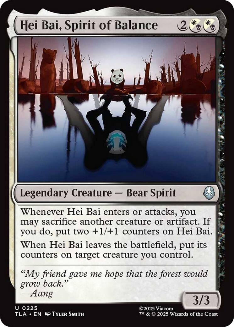 Image for Hei Bai, Spirit of Balance (225) (Avatar: The Last Airbender) - Magic: The Gathering