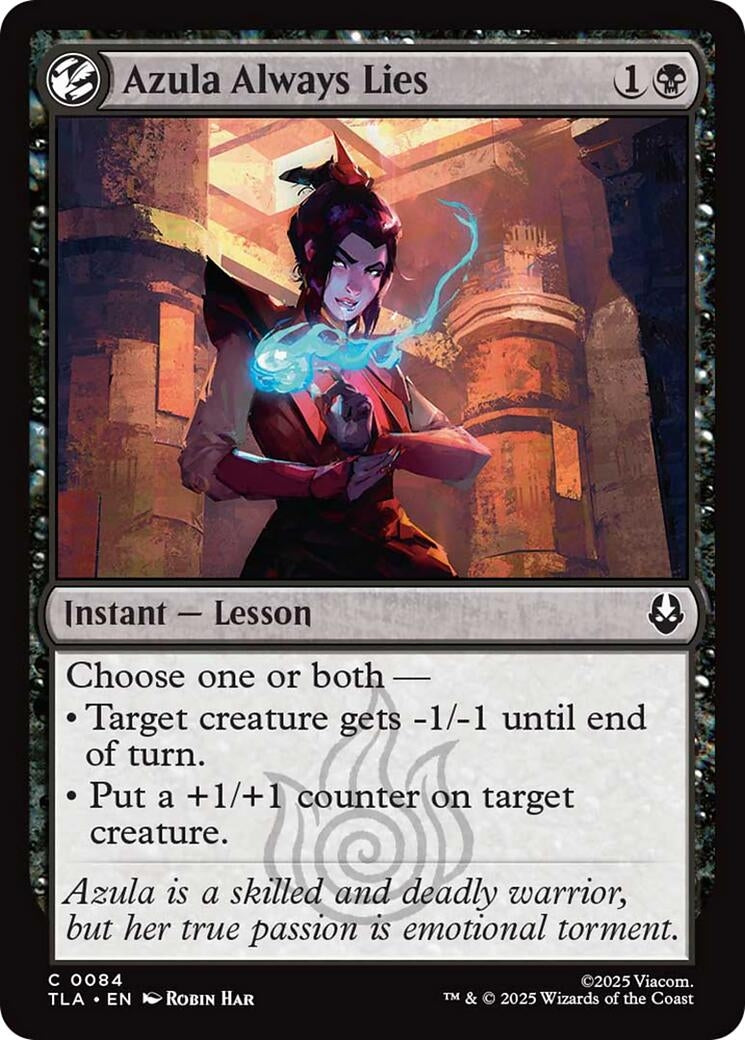 Image for Azula Always Lies (84) (Avatar: The Last Airbender) - Magic: The Gathering