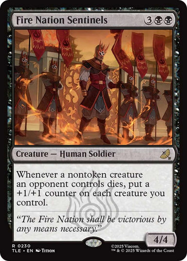 Image for Fire Nation Sentinels (230) (Avatar: The Last Airbender: Eternal-Legal) - Magic: The Gathering