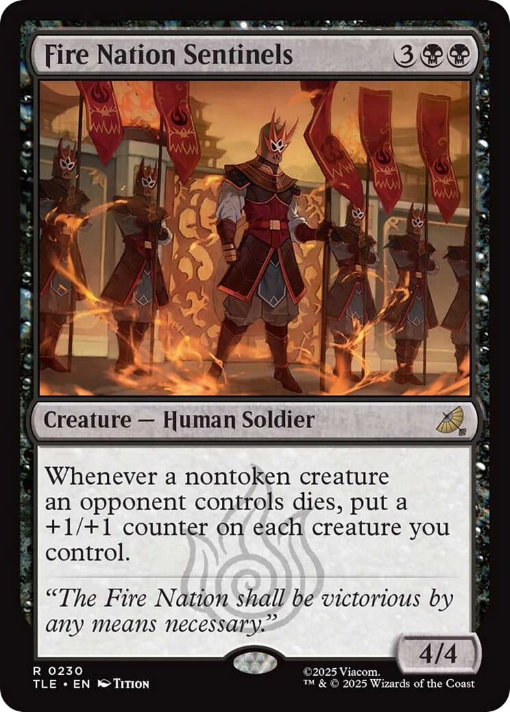 Image for Fire Nation Sentinels (230) (Avatar: The Last Airbender: Eternal-Legal) - Magic: The Gathering