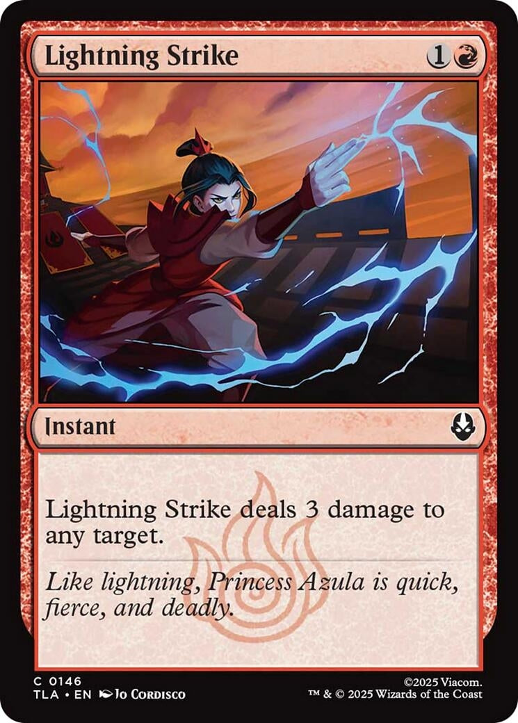 Image for Lightning Strike (146) (Avatar: The Last Airbender) - Magic: The Gathering