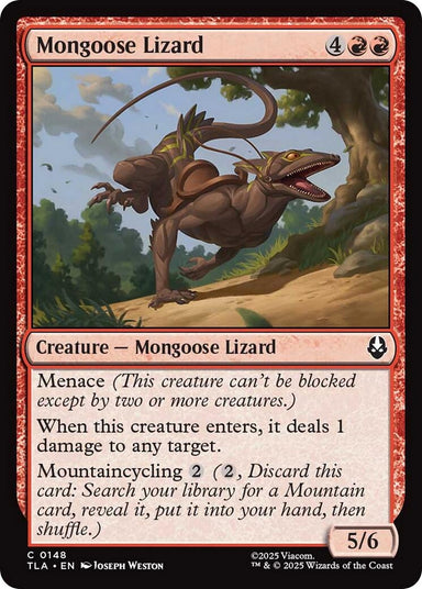 Image for Mongoose Lizard (148) (Avatar: The Last Airbender) - Magic: The Gathering
