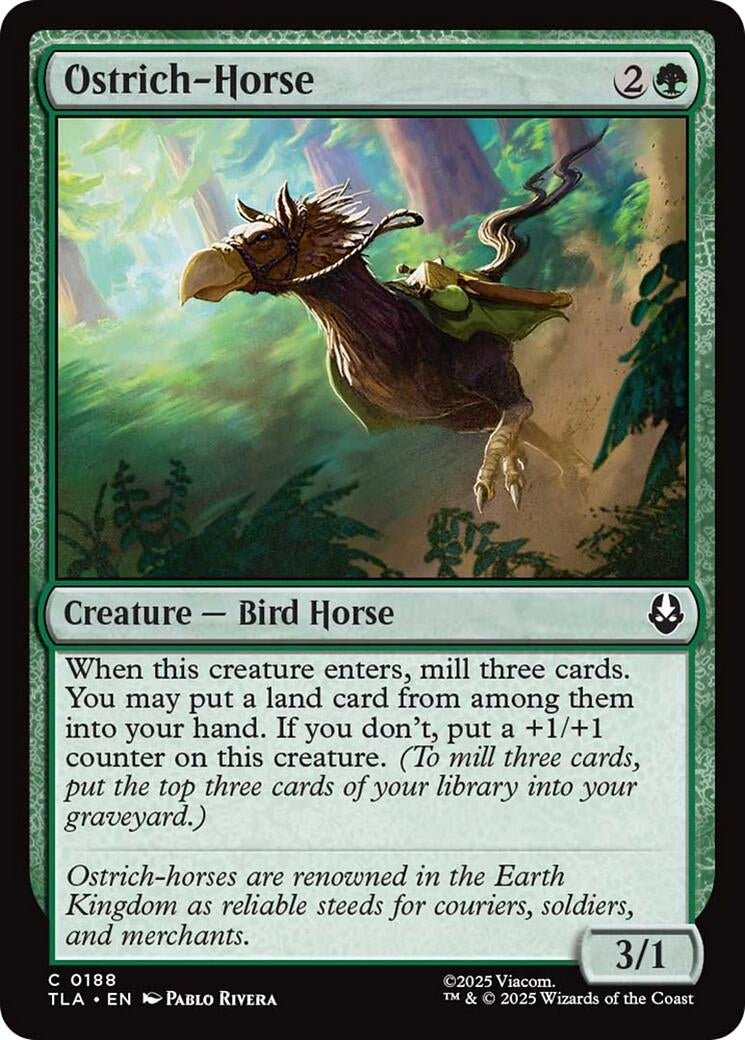Image for Ostrich-Horse (188) (Avatar: The Last Airbender) - Magic: The Gathering