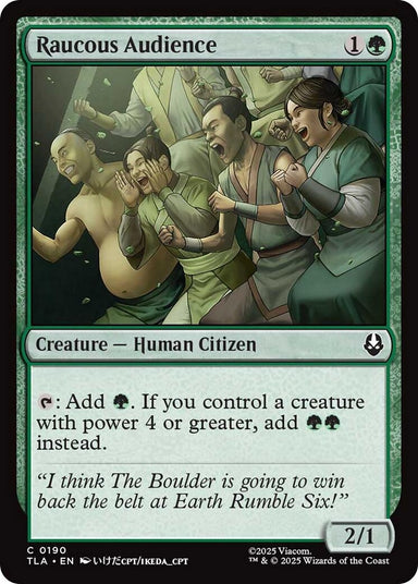 Image for Raucous Audience (190) (Avatar: The Last Airbender) - Magic: The Gathering