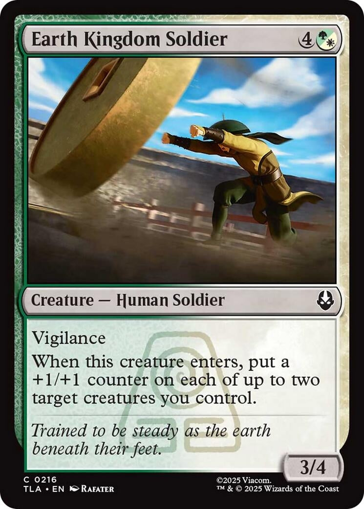 Image for Earth Kingdom Soldier (216) (Avatar: The Last Airbender) - Magic: The Gathering