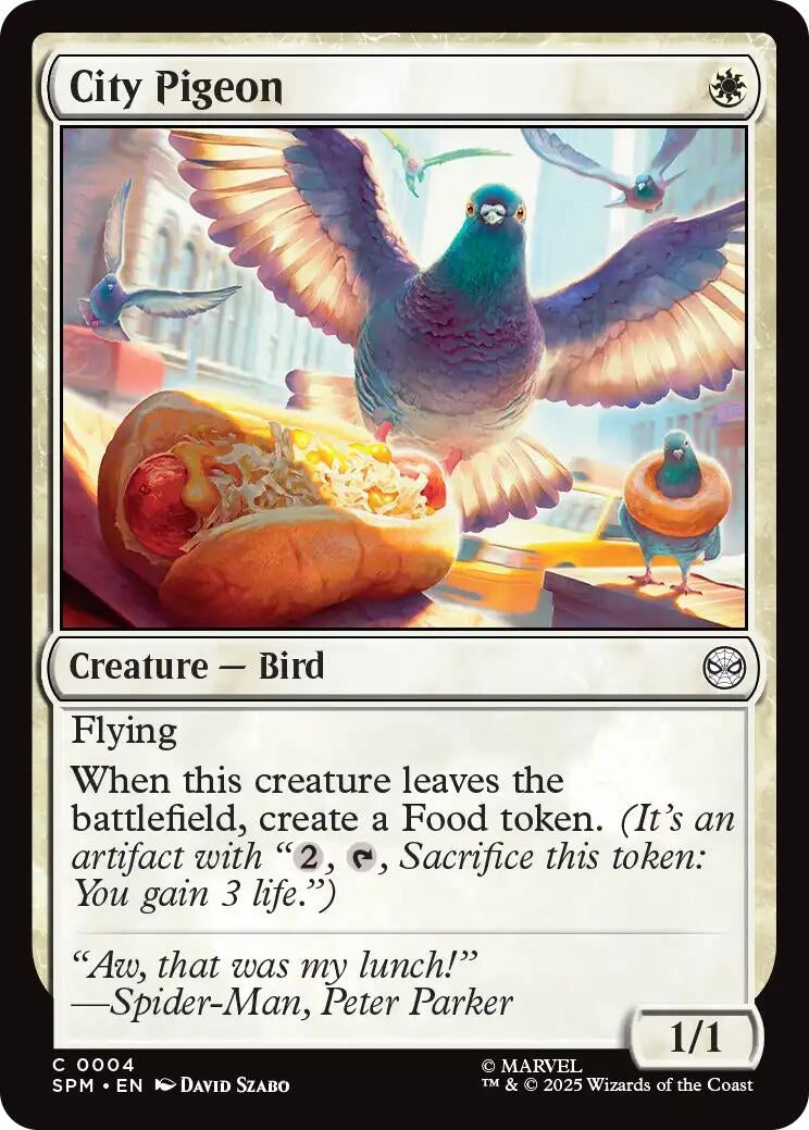 Image for City Pigeon (4) (SPM) - Magic: The Gathering
