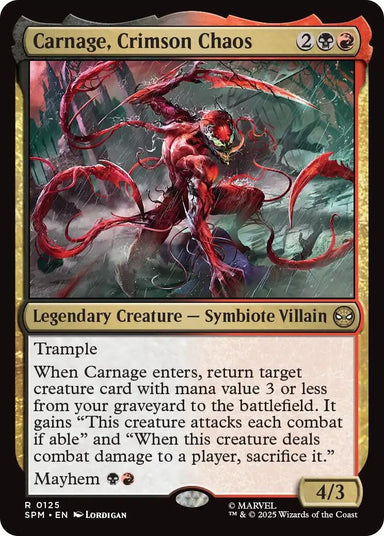 Image for Carnage, Crimson Chaos (125) (SPM) - Magic: The Gathering
