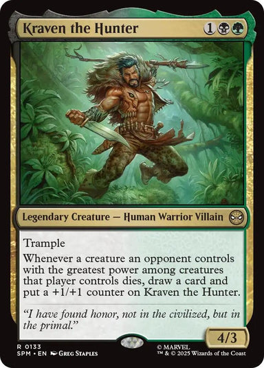 Image for Kraven the Hunter (133) (SPM) - Magic: The Gathering